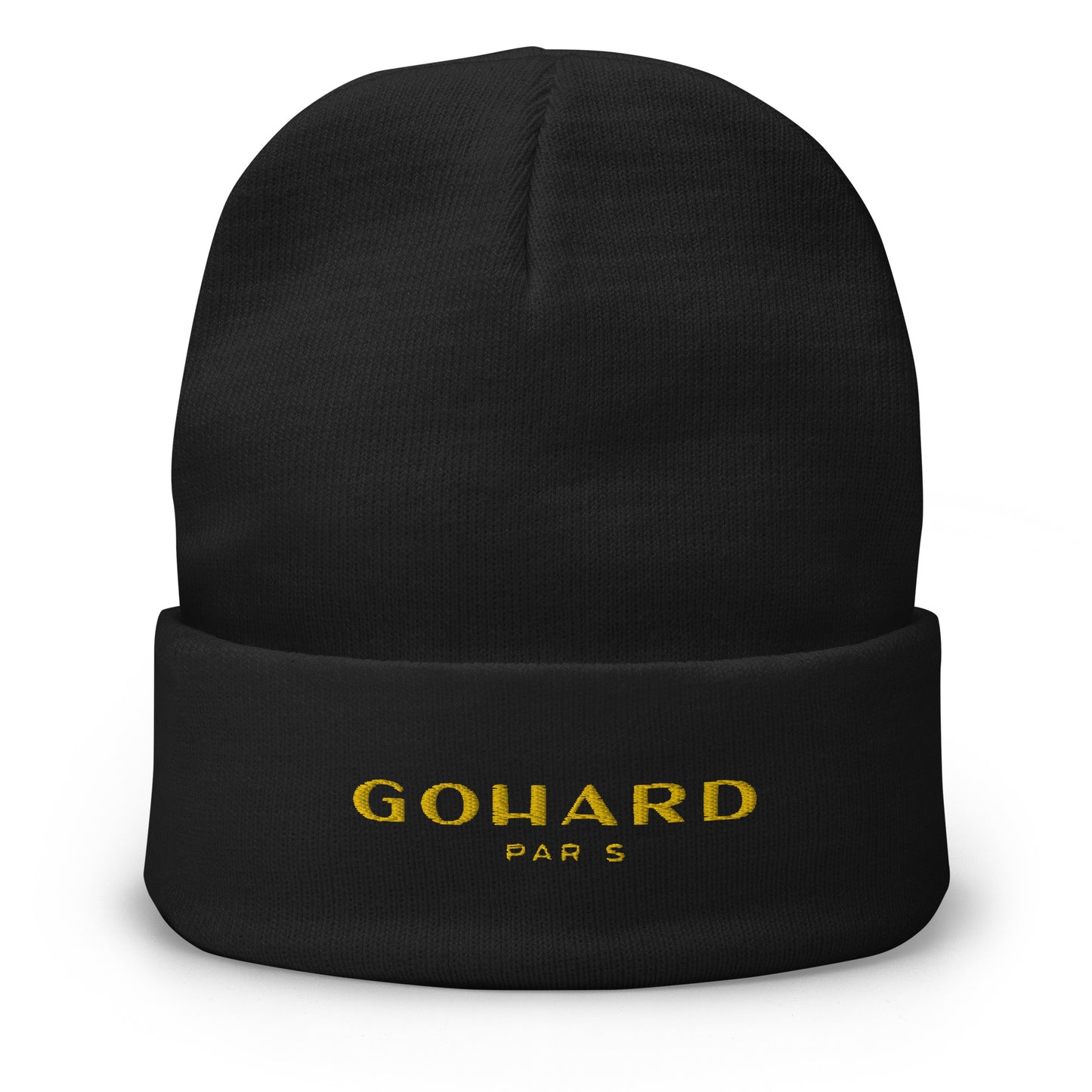 GO HARD EMBROIDERED BEANIE