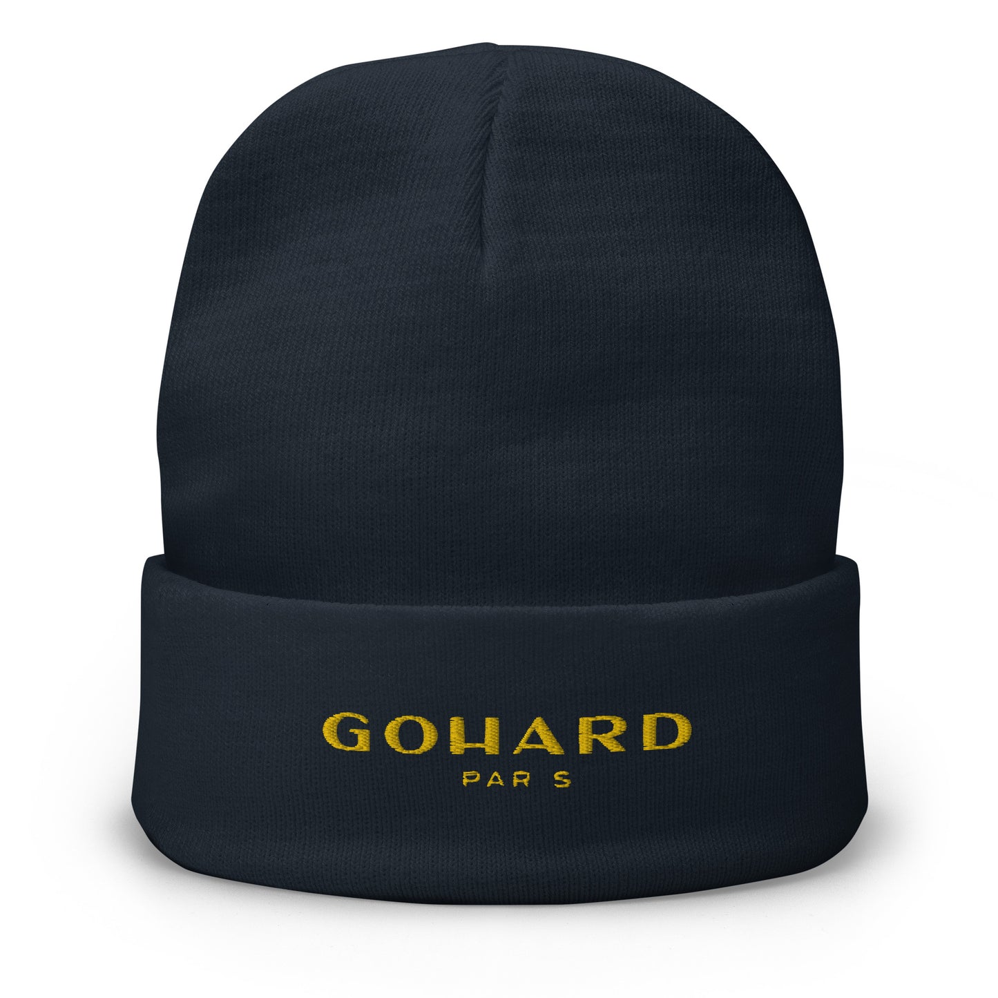 GO HARD EMBROIDERED BEANIE