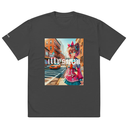 ILLYSIUM OVERSIZED BK GRAPHIC TEE