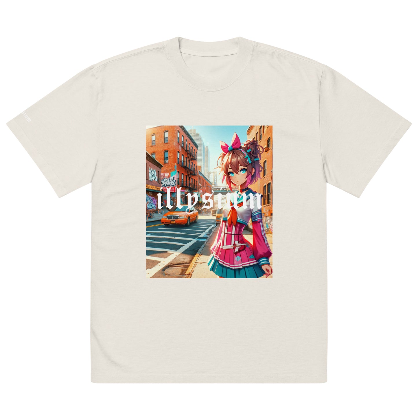 ILLYSIUM OVERSIZED BK GRAPHIC TEE